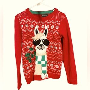 Llama Holidays Sweater